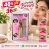 2 in 1 Eyebrow Trimmer Shaver for Ladies - Rose Gold (CF-001A) 2 in 1 Eyebrow Trimmer & Shaver for Ladies - Rose Gold (CF-001A)
