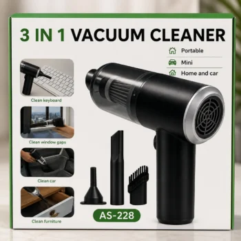 3 in 1 Portable Mini Vacuum Cleaner AS-228 for Home & Car In Dubai