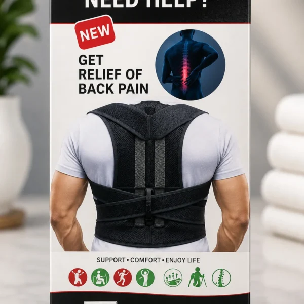 Adjustable Back Posture Corrector & Support Brace In Dubai