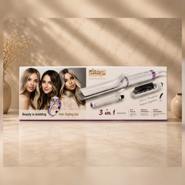 DSP 3 in 1 Hair Styling Set – Model 20168 in Dubai DSP 3 in 1 Hair Styling Set – Model 20168 in Dubai