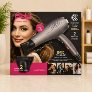 DSP Professional Ionic Hair Dryer 17000 RPM – Model 30103 in Dubai DSP Professional Ionic Hair Dryer 17000 RPM – Model 30103 in Dubai