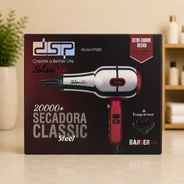 DSP Salon Classic Steel Hair Dryer 20000+ RPM – Model 37082 in Dubai