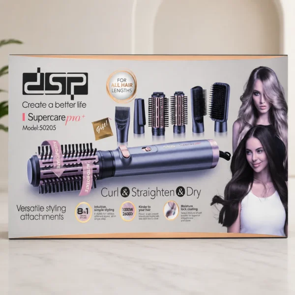 DSP Supercare Pro+ 8 in 1 Hair Styler 1000W – Model 50205 in Dubai