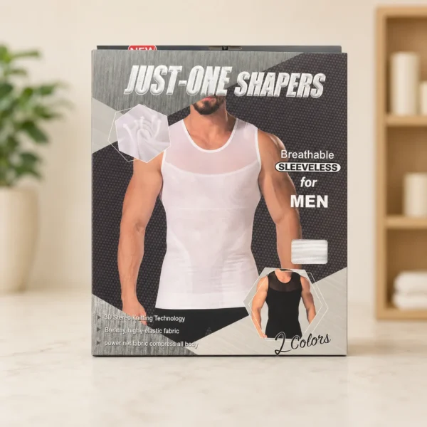 Just One Shapers Men Slimming Sleeveless Vest Body Shaper Dubai UAE