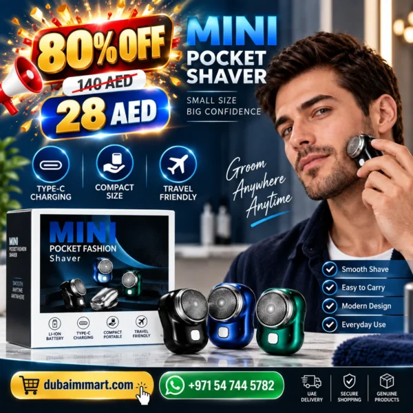 Mini Pocket Fashion Shaver with Type-C Charging