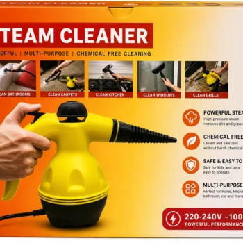 Portable Steam Cleaner 1000W – Handheld Multipurpose Cleaning Device In Dubai Portable Steam Cleaner 1000W – Handheld Multipurpose Cleaning Device In Dubai