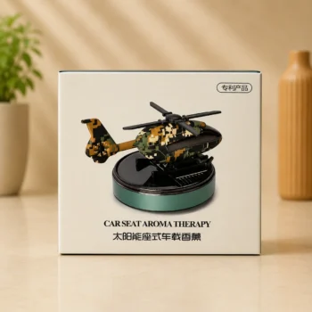 Solar Helicopter Car Aromatherapy Diffuser – Dashboard Air Freshener in Dubai