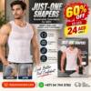 Just One Shapers Men Slimming Sleeveless Vest – Body Shaper