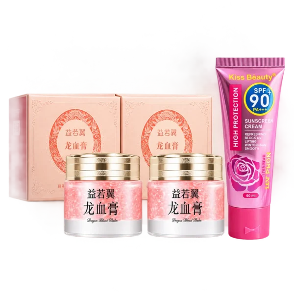 Facial moisturizing cream bundle and a complimentary sunscreen Facial moisturizing cream bundle and a complimentary sunscreen