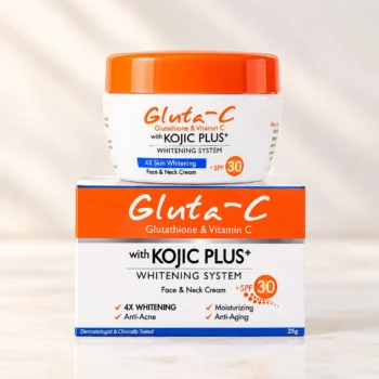 Gluta-C Glutathione & Vitamin C with Kojic Plus+ Whitening System Face & Neck Cream (SPF 30)