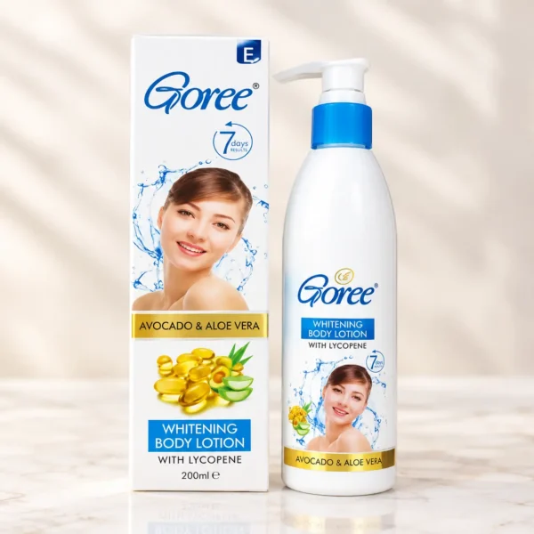 Goree Whitening Body Lotion with Lycopene, Avocado, and Aloe Vera