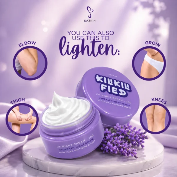 Saekin Kilkil Fied UA Night Cream 10g – Underarm Care Cream (2) Saekin Kilkil Fied UA Night Cream 10g – Underarm Care Cream