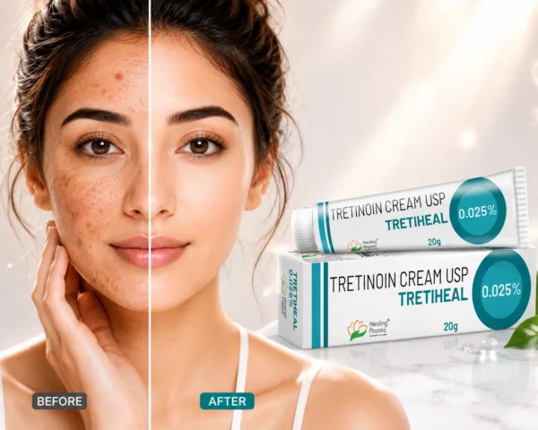 Tretinoin Cream USP Tretiheal 0.025% 20g