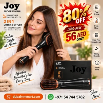 JOY Professional 2 in 1 Styling Brush – Detangling & Volumizing Hair Brush